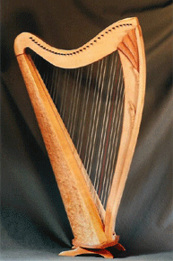 32 String Art Nouveau Harp